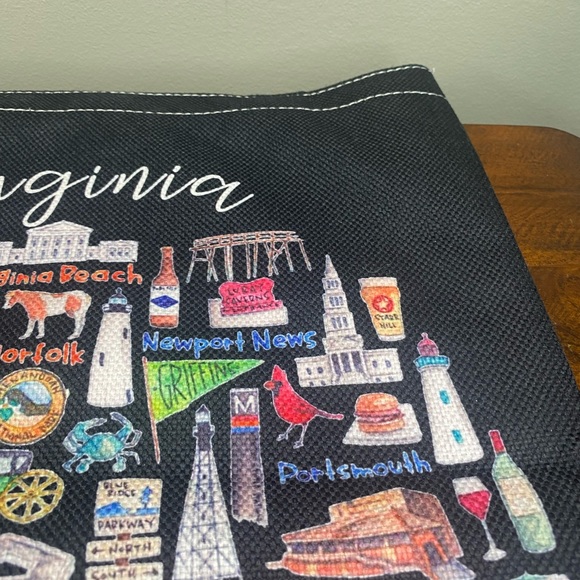 Virginia canvas tote. - Picture 4 of 6